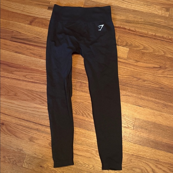 Gymshark Black Performance Leggings NWOT - Picture 1 of 6